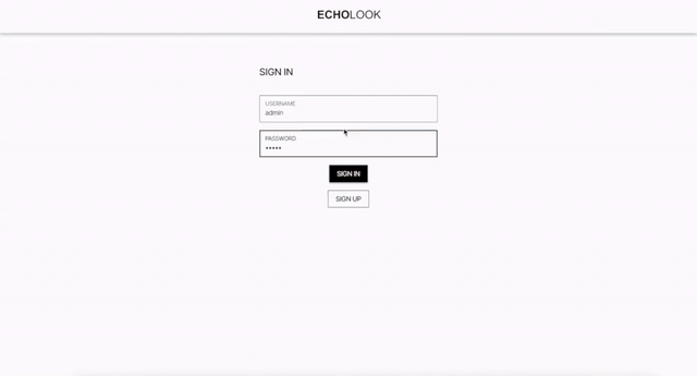 EchoLook product demo showing AI-powered fashion search